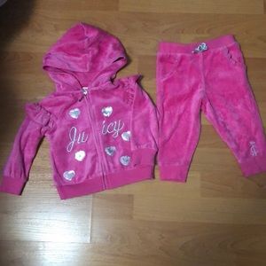 Juicy Couture 12m matching set